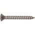 RS PRO Oval Head Self Tapping Screw, 1/2in Long