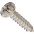 RS PRO Round Head Self Tapping Screw, 3/8in Long