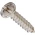 RS PRO Round Head Self Tapping Screw, 1/4in Long