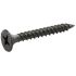 RS PRO Black Steel Self Drilling Screw x 2 1/4in Long