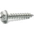 RS PRO Zinc Steel Self Tapping Screw, 1in Long