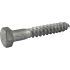 Steel Coach Bolt, 3/4in x 8in