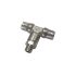 Legris 3608 Series Tee Threaded Adaptor, R 1/4 Male to Push In 10 mm, Threaded-to-Tube Connection Style
