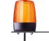 AUER Signal PXH Series Amber Strobe Beacon, 10-100 V ac/dc, Panel Mount, Xenon Bulb, IP67, IP69