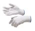 Reldeen White General Purpose General Handling Gloves, Size 10, Polyester Lining