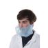 RS PRO White Beard Snood, One-Size, Non-Metal Detectable