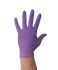 RS PRO Purple Powder-Free Nitrile Disposable Gloves, Size Medium