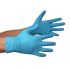 RS PRO Blue Powder-Free Nitrile Disposable Gloves, Size Small, Food Safe