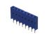 Amphenol ICC Surface Mount PCB Socket, 8-Contact, 1-Row, 2.54mm Pitch