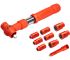 ITL Insulated Tools Ltd dugókulcs készlet 9 darabos, 3/8 hüvelyk, szigetelt, hajtókar: Négyzet alakú