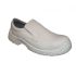 Reldeen S2 SRC Unisex White Toe Capped Safety Shoes, UK 3