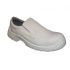 Reldeen S2 SRC Unisex White Toe Capped Safety Shoes, UK 4