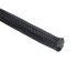 HellermannTyton Expandable Braided PET Black Protective Sleeving, 9mm Diameter, 100m Length, Helagaine HEGPX Series