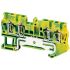 Green/Yellow TRR DIN Rail Terminal Block, 1 level