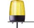 AUER Signal PCH Series Yellow Multiple Effect Beacon, 24 V ac/dc, Base Mount, LED Bulb, IP67, IP69