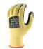 Showa Yellow Elastane Cut Resistant Cut Resistant Gloves, Size 7, Medium, Nitrile Foam Coating