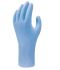 Showa Blue Nitrile Disposable Gloves, Size Large