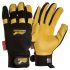 FRONTIER Black Abrasion Resistant Work Gloves, Size 9