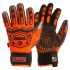 FRONTIER Orange Spandex Cut Resistant Work Gloves, Size 9