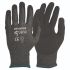 FRONTIER Black Cut Resistant Work Gloves, Size 7, Nitrile Foam Coating