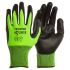 FRONTIER Lime Cut Resistant Work Gloves, Size 8, Nitrile Foam Coating