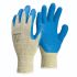 FRONTIER Blue Kevlar Heat Resistant Work Gloves, Size 9, Latex Coating