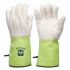 FRONTIER Grey Terry Cotton Work Gloves, Size 9