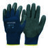 FRONTIER Blue Polycotton Work Gloves, Size 8, Latex Coating