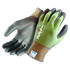 FRONTIER Green Nylon Cut Resistant Work Gloves, Size 9, Polyurethane Coating