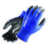 FRONTIER Blue Abrasion Resistant Work Gloves, Size 9, Polyurethane Coating