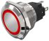 EAO 82 Series Illuminated Illuminated Push Button Switch, Momentary, Panel Mount, 22.3mm Cutout, SPDT, Red/Green LED,