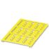 Phoenix Contact UC-WMTBA Cable Tie Cable Marker, Yellow, 6mm Cable