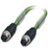 Phoenix Contact Cat5 Straight Male M12 to Straight Male M12 Ethernet Cable, 2m