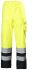 Helly Hansen Black/Green/White/Yellow Unisex's Work Trousers 38in, 96cm Waist