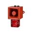 e2s AL105NX Series Red Sounder Beacon, 230 V, IP66, Wall Mount, 113dB at 1 Metre