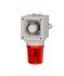 e2s AB105LDA Series Amber, Blue, Clear, Green, Red, Yellow LED Beacon, 24 V, IP65, Wall Mount, 113dB at 1 Metre