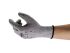 Ansell Grey Aramid Knit Cut Resistant Work Gloves, Size 6, Polyurethane Coating