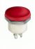 APEM IX Series Push Button Switch, Momentary, Panel Mount, 12mm Cutout, SPST, Red LED, 28V dc, IP67, IP69K