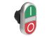 Lovato LPCBL71 Series Green, Red Spring Return Push Button, 22mm Cutout