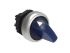 Lovato LPCSL12 Series 2 Position Selector Switch Head, 22mm Cutout, Blue Handle