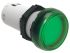 Lovato, LPML, Panel Mount Green LED Pilot Light, 22mm Cutout, IP66, IP67, IP69K, Round, 12V