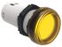 Lovato, LPML, Panel Mount Yellow LED Pilot Light, 22mm Cutout, IP66, IP67, IP69K, Round, 12V