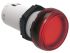 Lovato, LPML, Panel Mount Red LED Pilot Light, 22mm Cutout, IP66, IP67, IP69K, Round, 120V