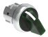 Lovato LPSSL12 Series 2 Position Selector Switch Head, 22mm Cutout, Green Handle