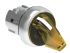 Lovato LPSSL12 Series 2 Position Selector Switch Head, 22mm Cutout, Yellow Handle