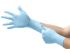 Ansell Puderfrei Einweghandschuhe aus Nitril puderfrei, lebensmittelecht blau, EN ISO 374-1, EN ISO 374-5, EN421 Größe