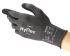 Ansell Black Nylon Abrasion Resistant, Cut Resistant, General Purpose Work Gloves, Size 10, XL, Foam Nitrile Coating