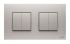 ABB Grey Rocker Light Switch, 2 Way, 4 Gang, 2CLA