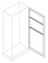 ABB IS2 Series Galvanised Steel Horizontal Profile, 35mm W, 600mm L For Use With IS2 Enclosures