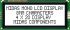 Midas MC42008A6W-FPTLW Alphanumeric LCD Alphanumeric Display, 4 Rows by 20 Characters